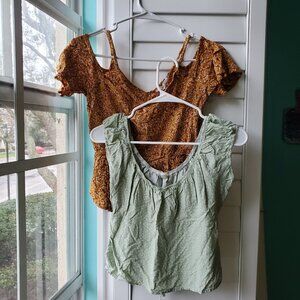 Hippie Rose and other shirts, Size S/M